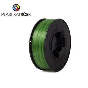 Plastika Trček PETG - 1kg - Transparentno zelena