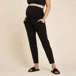 Trudničke hlače za laganu jogu ekološki dizajn ženske crne