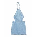 Pull&amp;Bear Ljetna haljina plavi traper