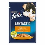 FELIX Fantastic, potpuna hrana za kućne ljubimce, za odrasle mačke, mokra hrana&nbsp;s piletinom u želeu, 85g