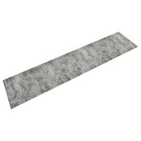 VidaXL Kuhinjski tepih perivi s uzorkom betona 60 x 300 cm baršunasti