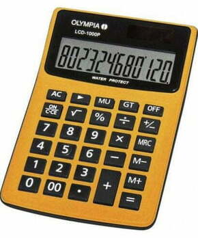 Olympia LCD 1000P stolni kalkulator narančasta Zaslon (broj mjesta): 12 solarno napajanje