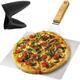 Jaki reket za pizzu od nehrđajućeg čelika 47 cm drvena ručka + silikonska rukavica