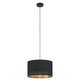 EGLO 99273 | Esteperra Eglo visilice svjetiljka okrugli 1x E27 crno, zlatno