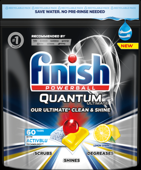 Finish Quantum Ultimate Lemon Sparkle kapsule za perilicu posuđa
