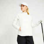 Sportska majica za golf ženska CW500 prljavo bijela