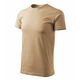 Majica kratkih rukava muška BASIC 129 - XL,Boja pijeska