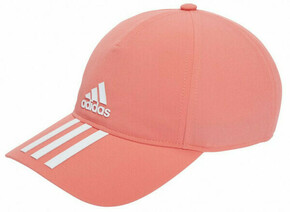 Kapa za tenis Adidas Aeroready 3-Stripes Baseball Cap - semi turbo/white/white
