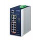 PLANET IGS-4215-8P2T2S mrežni prekidač Upravljano L2/L4 Gigabit Ethernet (10/100/1000) Podrška za napajanje putem Etherneta (PoE) Plavo, Srebro