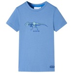 vidaXL Dječja majica srednje plava 104