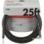 Fender Professional Angled Cable 7.5m Black