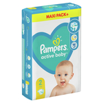 Pampers pelene Active Baby Maxi Pack veličina 2 (4-8 kg) 80 kom