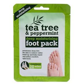 Xpel Tea Tree Tea Tree &amp; Peppermint Deep Moisturising Foot Pack hidratantna njega za stopala 1 kom