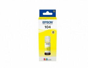Epson C13T00P440 EcoTank 104 tinta za ponovno punjenje žut 65 ml