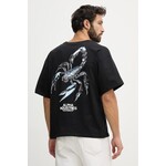 Pamučna majica Alpha Industries Scorpion Cyborg crna 266515