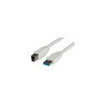 Roline VALUE USB3.0 kabel TIP A-B M/M, 3.0m, bijeli 11.99.8871