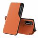 Eco Leather View preklopna torbica za Xiaomi Redmi Note 10 / 10S / Poco M5s: narančasta