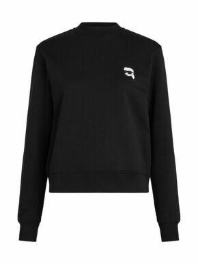 Karl Lagerfeld Sweater majica 'Ikonik 2.0' crna / bijela