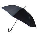 Kišobran automatik s gumiranom ručkom - razne kombinacije boja - Crno-plavi