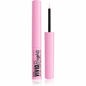 NYX Professional Makeup Vivid Brights tekući eyelineri nijansa 09 Sneaky Pink 2 ml