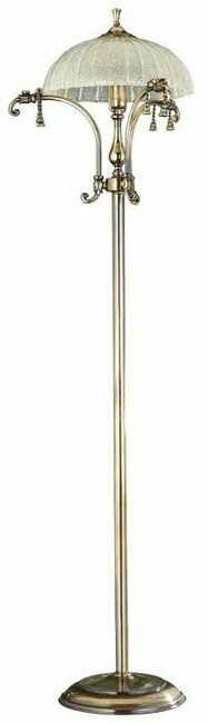 AMPLEX 8327 | Granada-A Amplex podna svjetiljka 166cm sa prekidačem na kablu 1x E27 bronca
