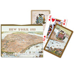 Luxus remi karte - New York karta 1853 2x55 - Piatnik