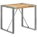 vidaXL Blagovaonski stol 80 x 80 x 75 cm od grubog drva manga