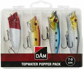 DAM Topwater Popper Pack Lure Box Mixed 9 cm 22