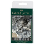 Set Pitt artist pk8 Gray&amp;Black Faber-Castell 167171 blister