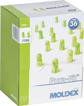 Moldex 770001 Pura-Fit ušni čepiči 36 dB za jednokratnu upotrebu 200 Par