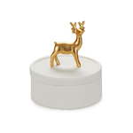 Bijela porculanska kutija za nakit Balvi Deer
