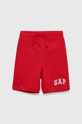 Dječje kratke hlače GAP boja: crvena