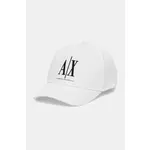 Pamučna kapa sa šiltom Armani Exchange bijela XW001179.AF14711.NOS