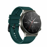 Silikonski remen za Huawei Watch GT / GT 2 / GT 2 Pro 46mm: zeleni