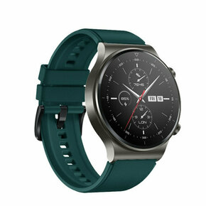 Silikonski remen za Huawei Watch GT / GT 2 / GT 2 Pro 46mm: zeleni