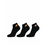 Set od 3 pari ženskih visokih čarapa Ellesse Tallo SBMA2302 Black 011