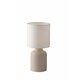 FANEUROPE I-RAVELLO-L TAU | Rovello Faneurope stolna svjetiljka Luce Ambiente Design 32cm s prekidačem 1x E14 taupe, bijelo