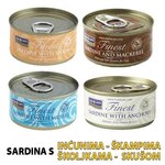 Fish4Cats - Sardina - Konzerva 70g - ŠKOLJKAMA