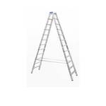 Aluminijske dvostrane step ljestve 2x12