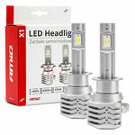 AMiO X1 Series H1 LED Headlight žarulje - do 175% više svjetla - 6500KAMiO X1 Series H1 LED Headlight bulbs - up to 175% more light - 6500K H1-X1-02963
