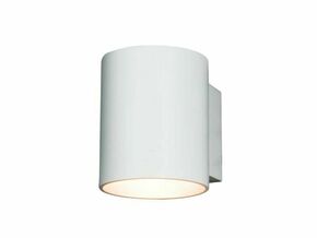 Zidna svjetiljka (lampa) MURO TONDO - Bijelo/srebrna