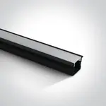 ALU UGRADBENI PROFILE 2m + PC opal diffuser