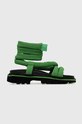 Sandale Tommy Jeans Sandal EN0EN02073 Coastal Green LY3