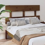 Uzglavlje za krevet boja meda 144 x 3 x 81 cm masivna borovina