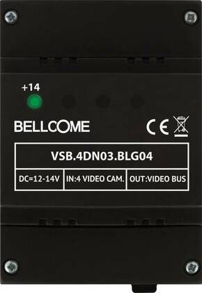 Bellcome Selektor pribor portafona za vrata žičani komponenta za proširivanje 1 komad tamnosiva