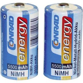 Conrad energy HR14 baby (c) akumulator NiMH 5500 mAh 1.2 V 2 St.