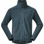Bergans Hareid Fleece Jacket NoHood Orion Blue XL Majica s kapuljačom na otvorenom