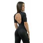 Nebbia Workout Jumpsuit INTENSE Focus Black XS Fitness hlače