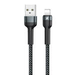 Kabel USB Lightning Remax Jany Alloy, 1m, 2.4A (crni)