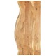 vidaXL Vrh za kupaonski ormarić od bagremovog drva 140 x 55 x 2,5 cm